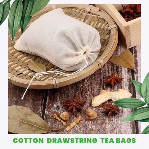 White Cotton Garni Bags | Professional Bouquet Garni Bags | 100% Natural Cotton