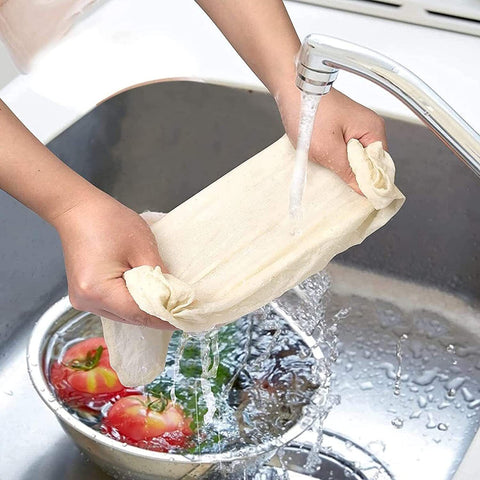 Professional Food Grade Chef's Muslin | White Kitchen Cloth | Commercial Grade Straining Fabric