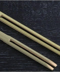 Disposable Eco-Friendly Bamboo Cocktail Food Picks Fruit Long Prongs Forks - Ideal for Appetisers Barbecues Grill (10cm) - Canape King