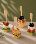 Teppo Gushi Paddle Skewers 7cm-18cm | Bamboo Flag Skewers | Professional Asian Service - Canape King