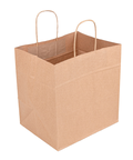 Natural Kraft Paper Bag with Reinforced Twisted Handles (L26 x W20 x H27cm) - Canape King