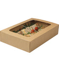 Premium Cardboard Large Platter Box with window (38.5 x 26 x 8.5cm)