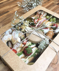Premium Cardboard Large Tuck-Top Platter Box With Window (38.5 x 26 x 8.5cm) - Canape King